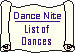 To Dance List